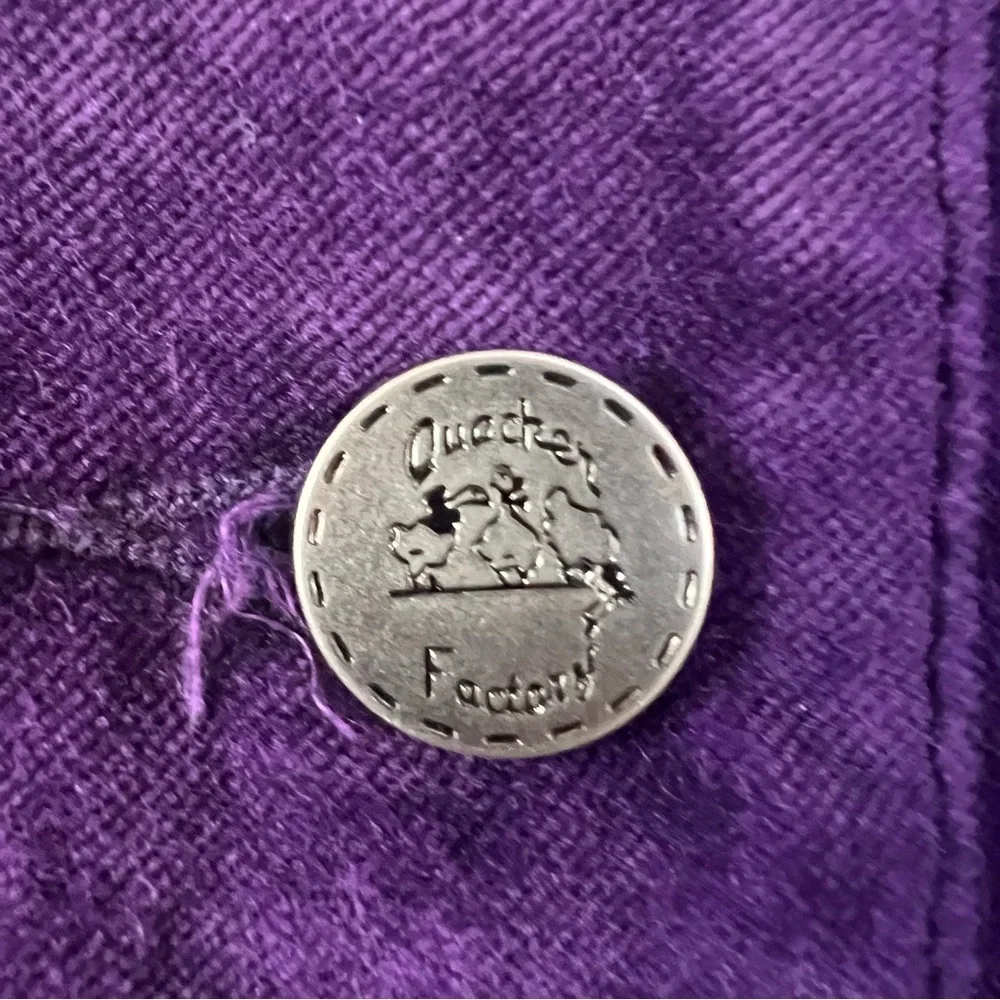 The Quacker Factory‎ Purple Holiday Jacket - Picture 7 of 9